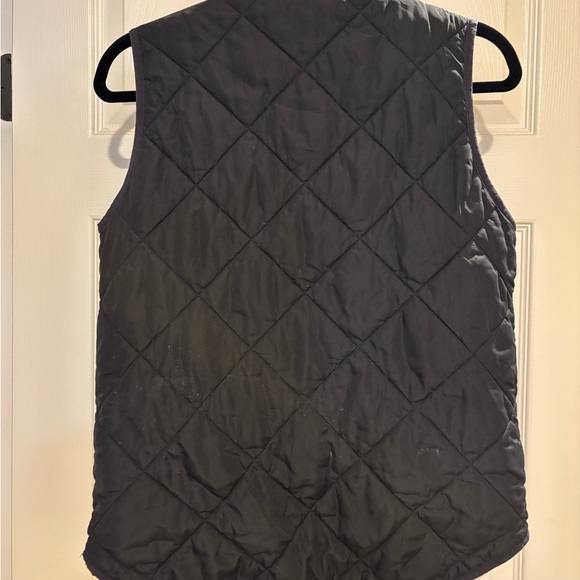 J. Crew Women's Quilted Black Vest Small - Picture 3 of 5